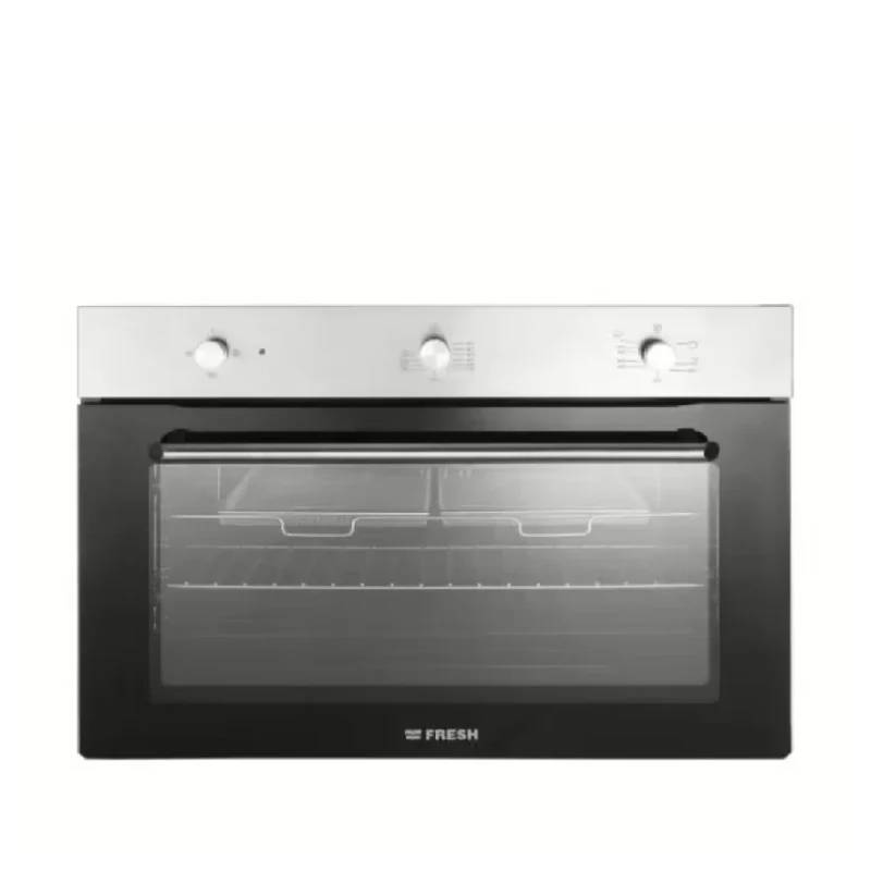 Fresh Built In Oven Gas/Electric 90 cm Silver × Black 9661