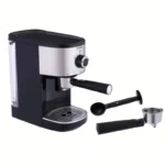 Tornado Espresso Coffee Machine 1450 Watt, Manual Black*Silver TCM-14512ES