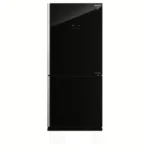 Sharp Digital Bottom Mount Freezer Refrigerator Inverter 558 Liters Black Glass SJGV73JBK