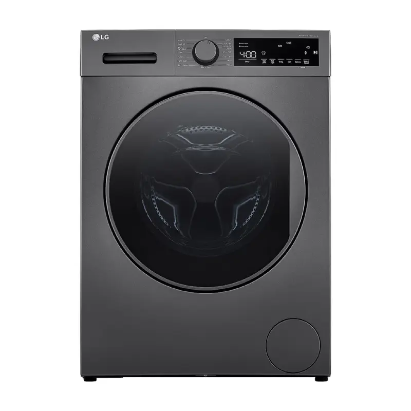 LG Vivace Washing Machine 8 Kg Front Loading Dark Silver F2T2TYM1S