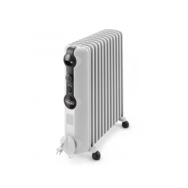 Delonghi Oil Heater 12 Fins 2500 Watt White TRRS1225