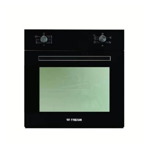 Fresh Built-in Oven 60 cm Gas Black with Air Fryer 9653