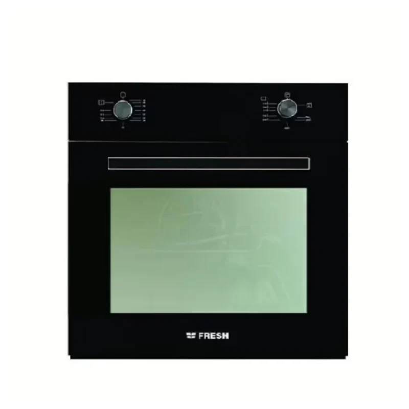 Fresh Built-in Oven 60 cm Gas Black with Air Fryer 9653