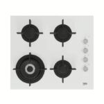 Beko Built in Hob 4 Burners Gas White HILW64122SWE