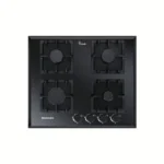 Unionaire I Cook Built-in Hob 4 Burners Gas Black BH56G8IS