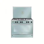 Unionaire Gas Cooker 5 Burners Silver With Fan C68SSGC447ISOF2WM14A