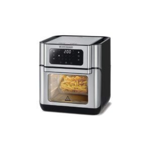 Black & Decker Air Fryer Oven Convection 1500 Watt 12L Silver AOF100B5