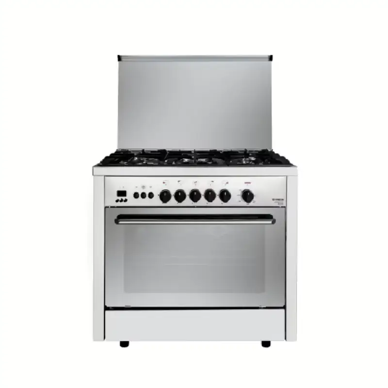 Fresh Cooker 5 Burners Professional Gas With Air Fryer Stainless Steel 14441