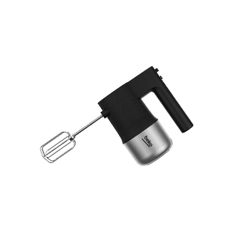 Beko Sirius Hand Mixer 500 Watt Stainless Steel Black HMM81504BX