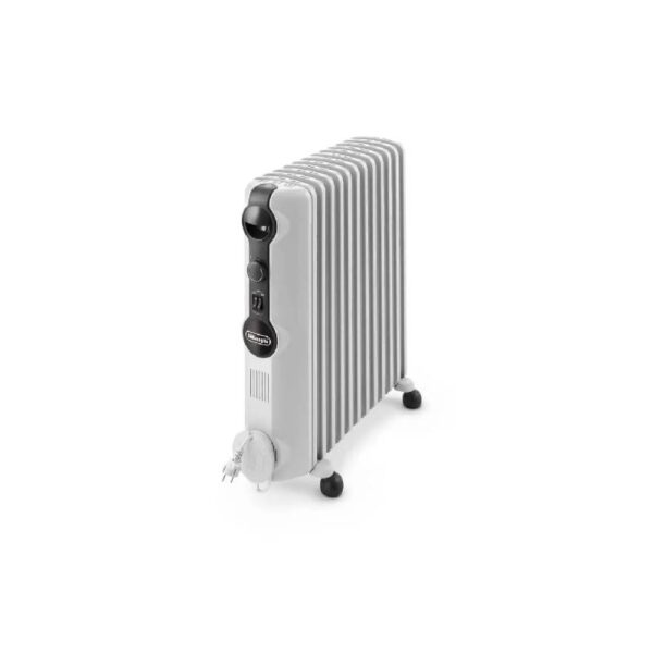 De’Longhi Oil Heater 2500 Watt 12 Fins White TRRS1225
