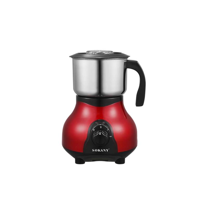 Sokany Coffee Grinder 500 Watt 200 Gram Red SK-165