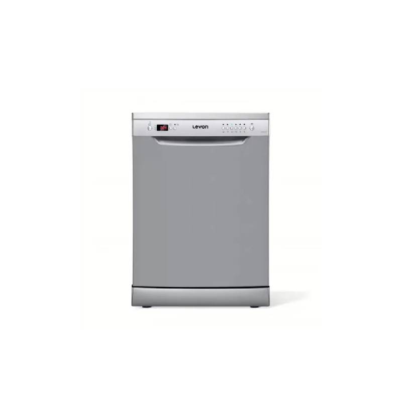 اشتري الان غسالة أطباق ليفون 60 سم 12 فرد تايمر 24 ساعة سيلفر LVDW12-S-DT-4132003