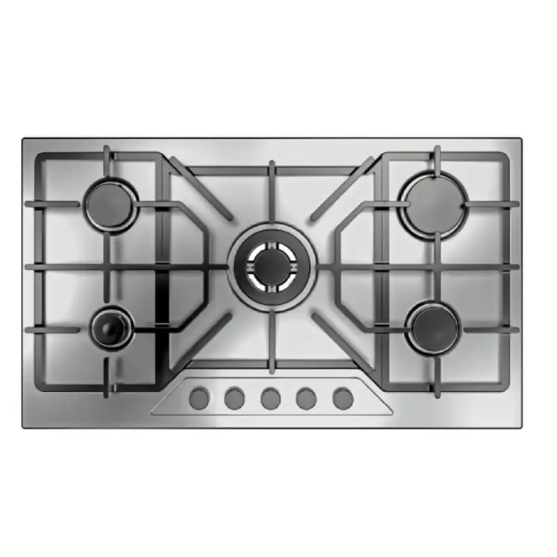 Fresh Modena Built-In Hob 5 Burners Gas Stainless Steel 9847