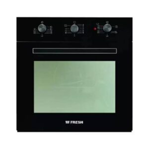Fresh Built-in Oven 60 Cm Gas With Electric Grill Black 8877