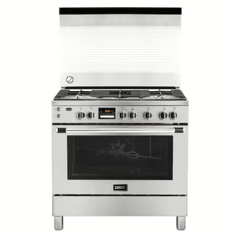 ZANUSSI TasteMax Cooker 5 Burners Gas Full Safety Stainless Steel ZCG92686XA