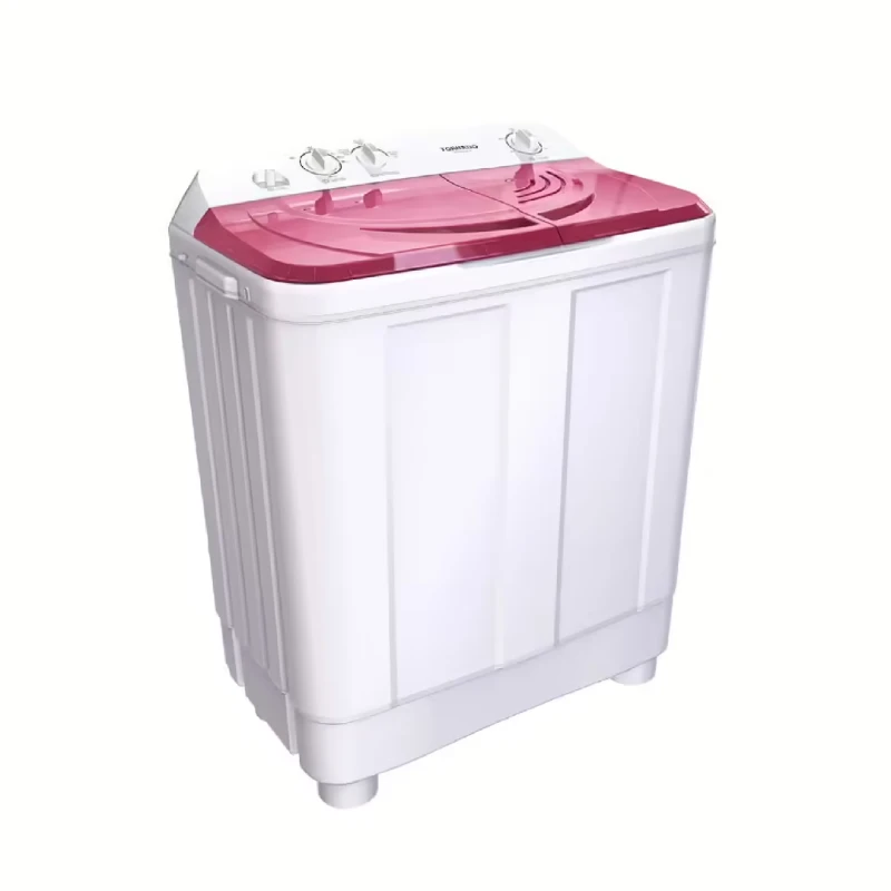 Tornado Washing Machine Half Automatic 7 Kg Pump White x Red TWHZ07DNEPW(RD)