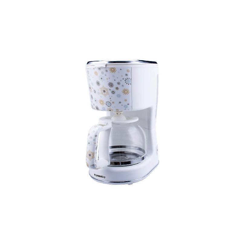 Tornado American Coffee Maker Automatic 900 Watt 1.25 Liter White TCMA-9125-C