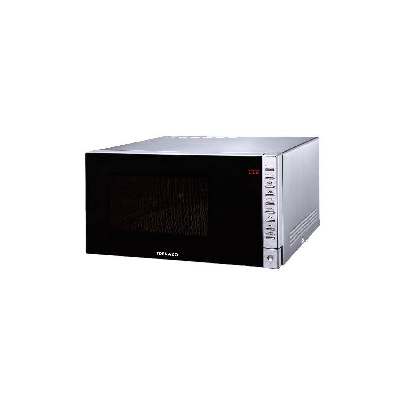 Tornado Microwave Grill 900 Watt 25 Liter 8 Menus Silver TMD-25GE-S