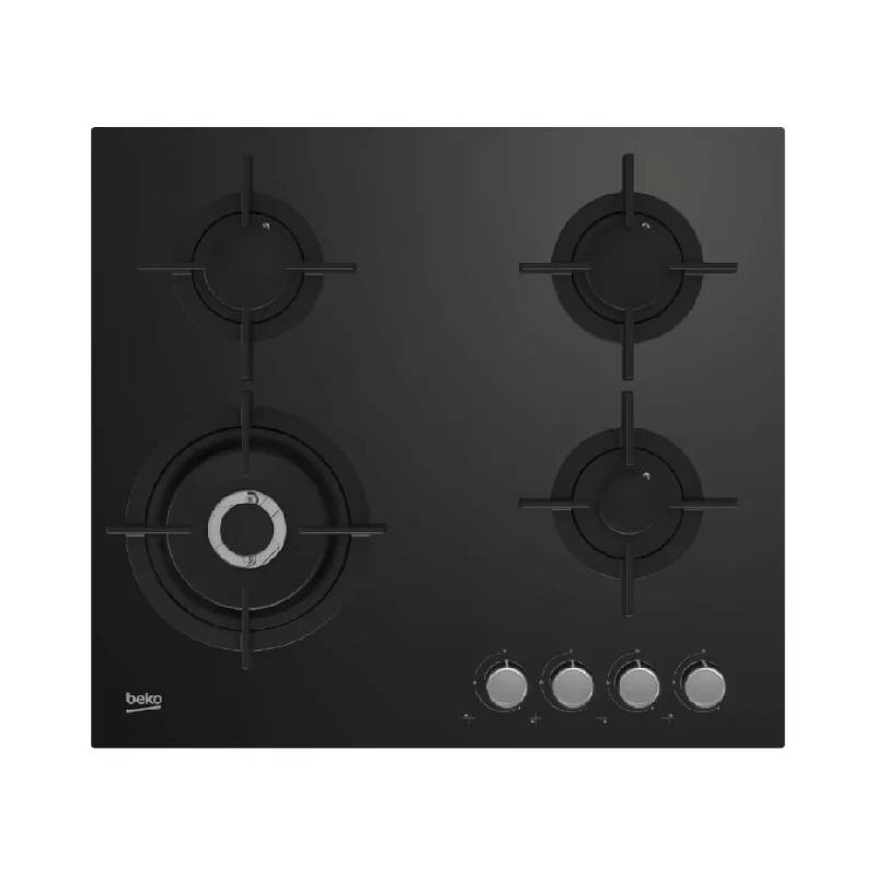 Beko Built-in Hob Gas 4 Burners Black HILW64222SE