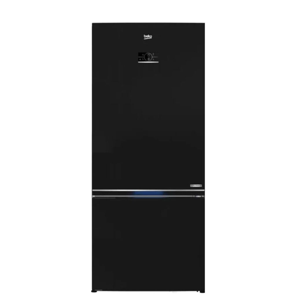 Beko Refrigerator 590 Liters No Frost Bottom Mount Digital Black RCNE590E35ZB