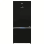 Beko Refrigerator 590 Liters No Frost Bottom Mount Digital Black RCNE590E35ZB