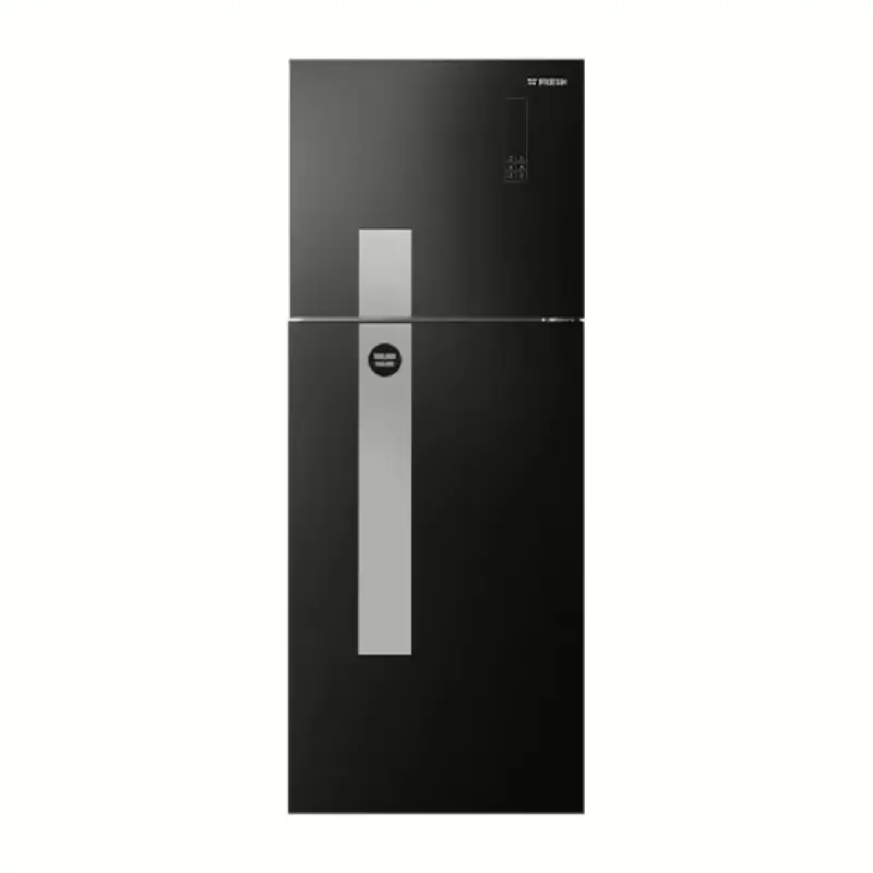 Fresh Refrigerator 397 Liters Digital Black Glass FNT-MR470YGMLS