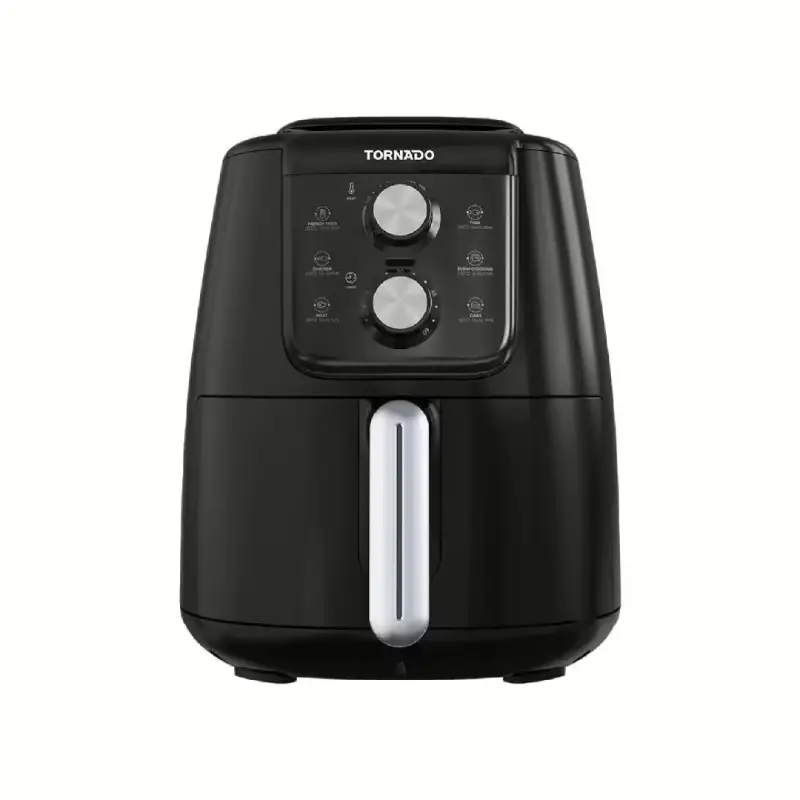 Tornado Air Fryer 4 Liters 1550 Watt Black & Silver THF-1554M-XL-BS