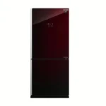 Sharp Refrigerator 558 Liters No Frost Digital Bottom Mount Freezer Red Inverter SJ-GV73J-RD