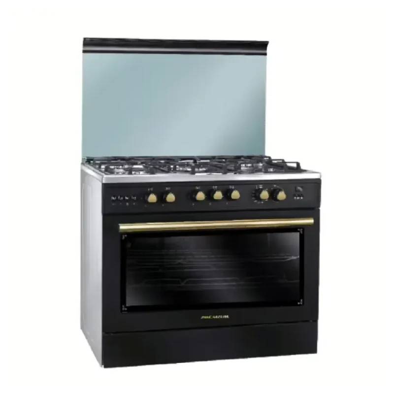 Premium Gas Cooker 5 Burners Safety PRM6090S2B-P2C-511-IDSF-EU
