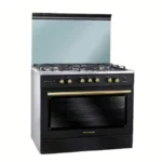 Premium Gas Cooker 5 Burners Black Full Safety PRM6090S2B-P2C-511-IDSF-EU