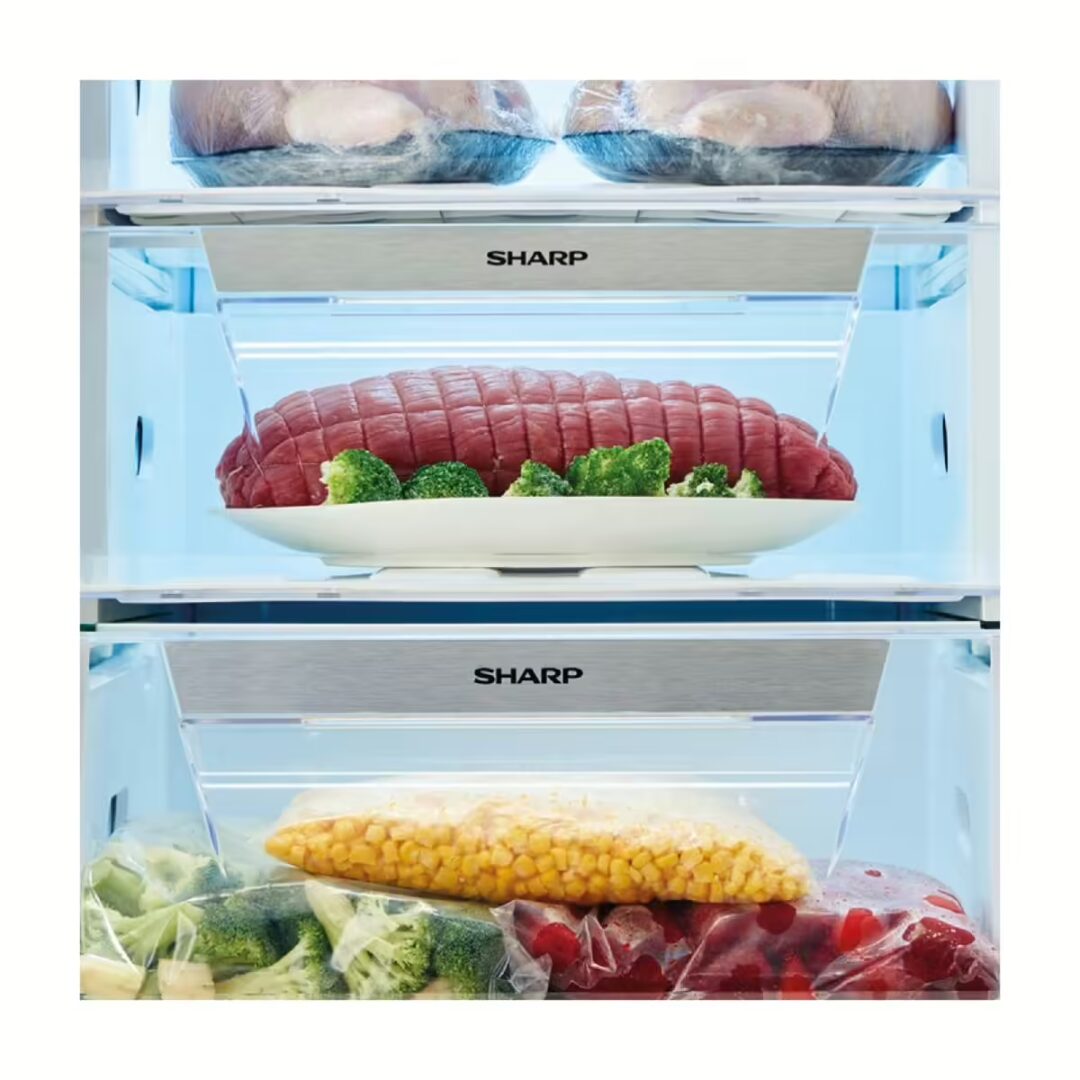 Sharp No Frost Freezer 7 Drawers 300L Inverter White FJ-EC27(WH) - Image 3