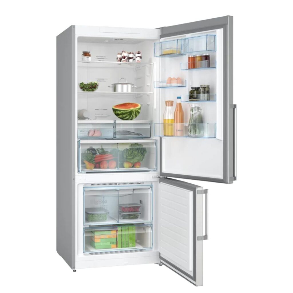 Bosch No Frost Bottom Mount Digital Refrigerator 526 Liters Stainless Steel KGN76CI3E8