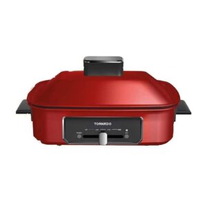 Tornado Electric Grill Multi Function 1400 Watt 2.5L Red TMG-370