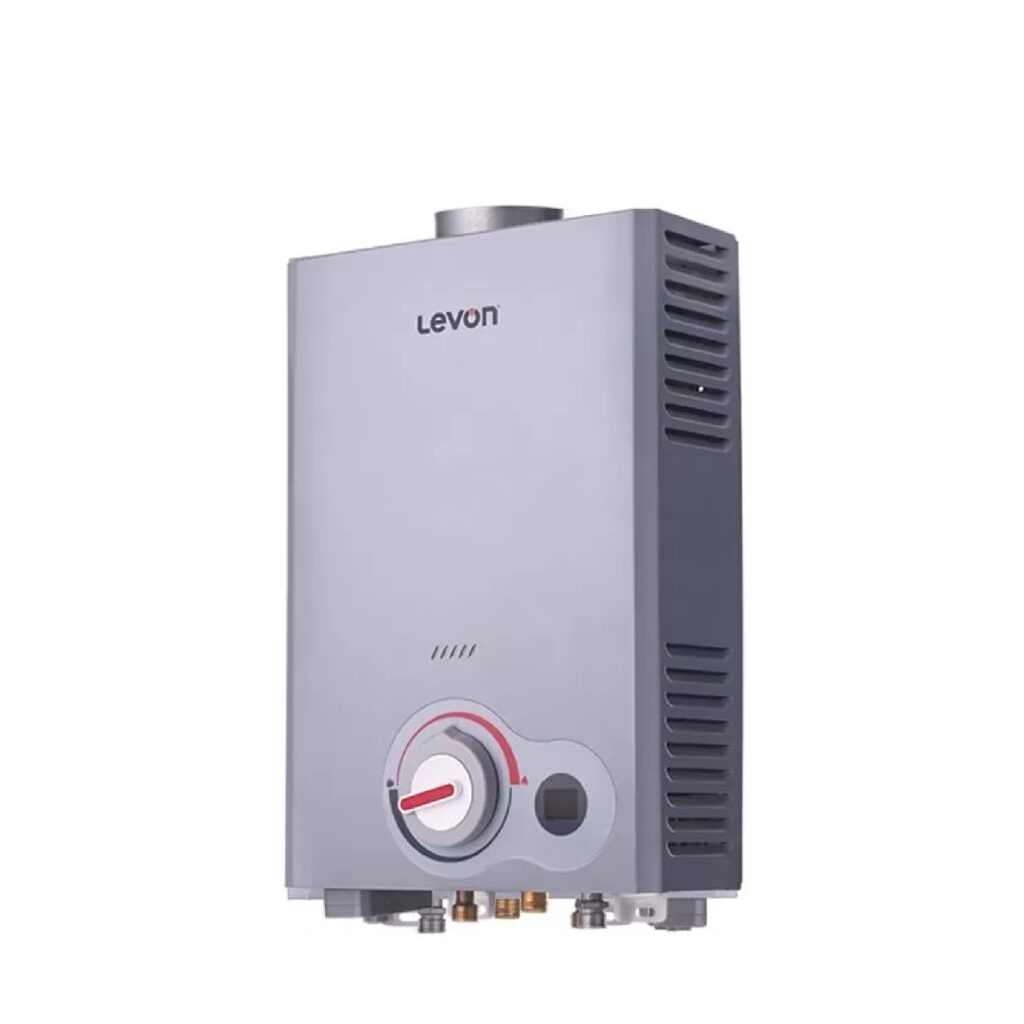 Levon Gas Heater 10 Liter Digital Silver 6518121