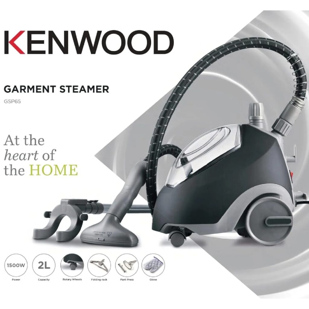 Kenwood Garment Steamer 1500 Watt Black GSP65