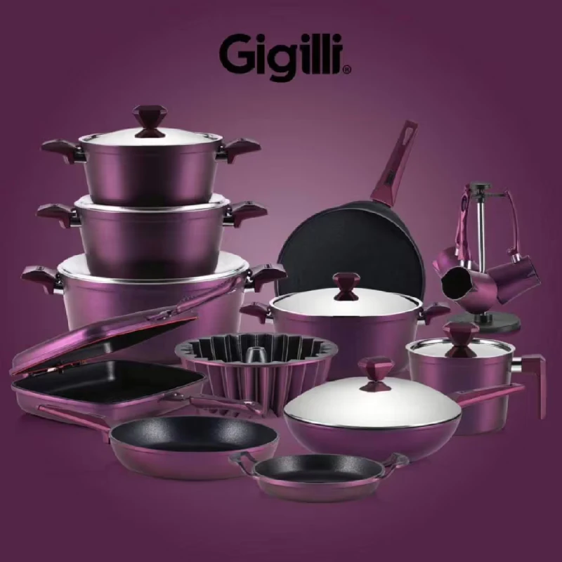 Tefal cookware set, 20 pieces, titanium, gigilli new house