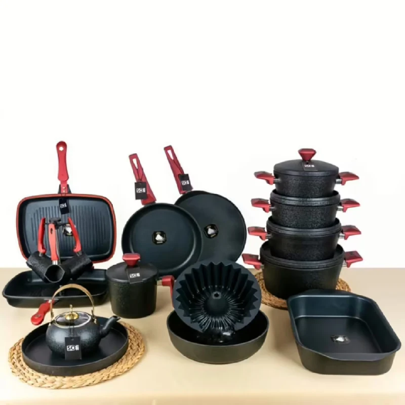 Tefal cookware set, 15 pcs, Soil