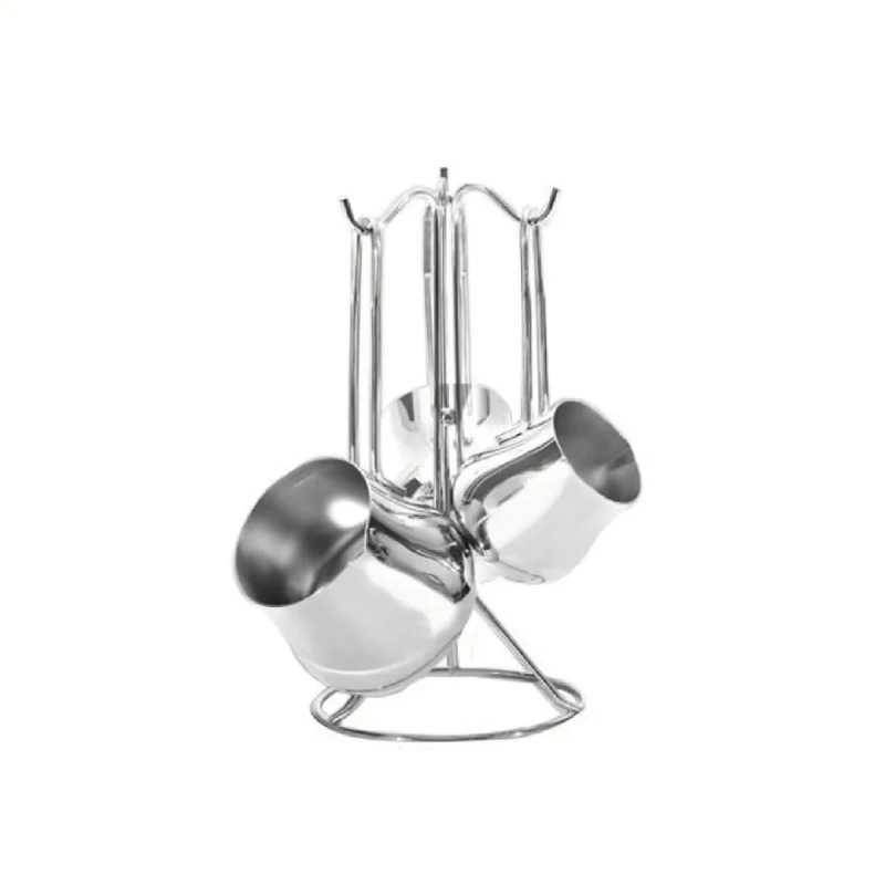 Zinox stainless steel 3-piece set with holder (Turkish)