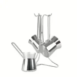 Vivaldi stainless steel 3-piece set with holder