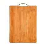 Natural organic wood cutting board for chopping vegetables and meat