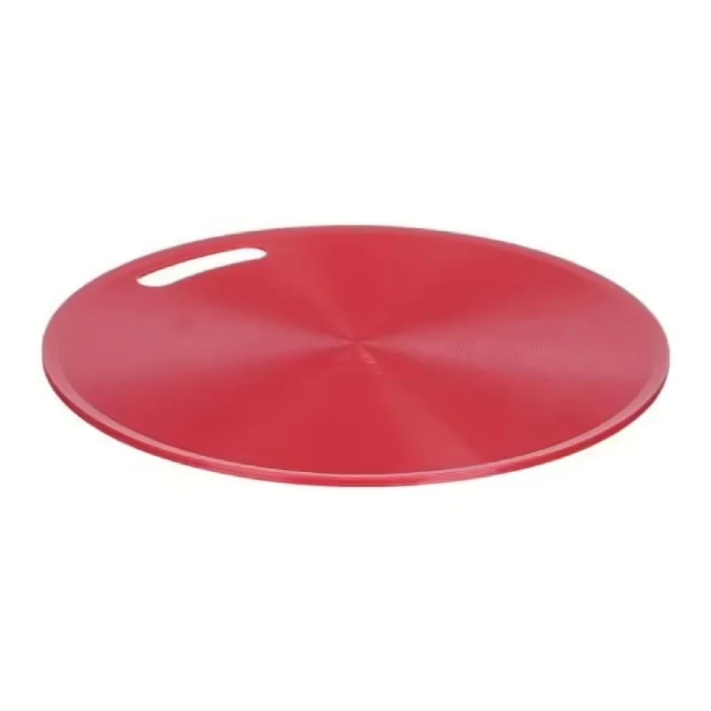 Colorful plastic circular cutting board