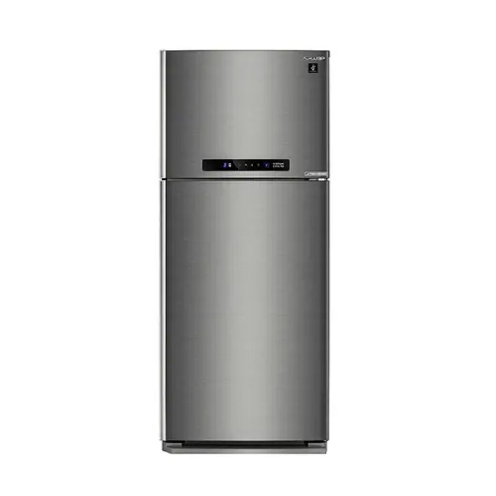 Sharp Refrigerator 396 Liters No Frost Digital Dark Stainless Steel Inverter SJ-PV48G-DST