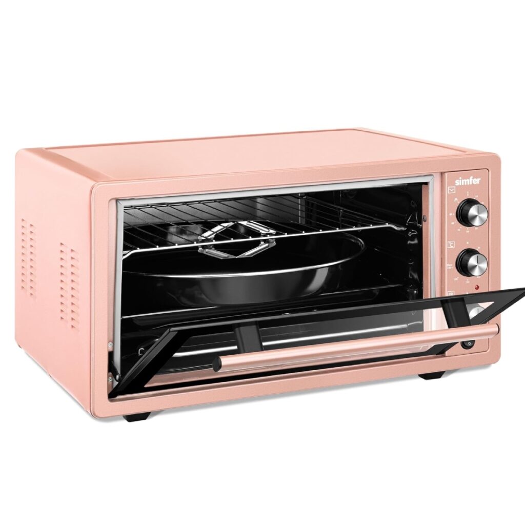 Simfer Electric Oven 45 Liters 1400 Watt Rose Gold With Grill 1215134