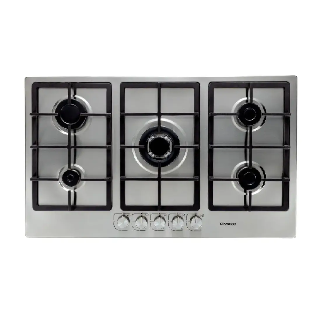 Kenwood Built In Hob Gas5 Burners Stainless Steel HOB90.000SS