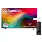 LG TV 75 Inches 4K UHD Smart NanoCell With Built-In Receiver 75NANO80T6A