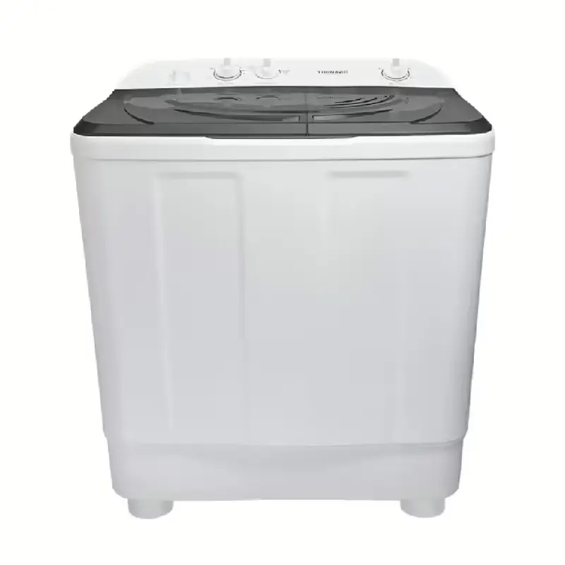 Tornado Washing Machine Half Auto 7 Kg Pump White x Black TWH-Z07DNEP-W(BK)