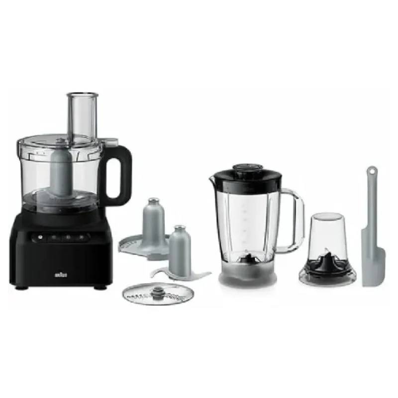 Braun Food Processor 800 W 2.1 Liters with Grinder Black FP3132BK