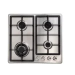 Kenwood Built In Hob 60 Cm Gas 4 Burners Stainless Steel HOB60.000SS