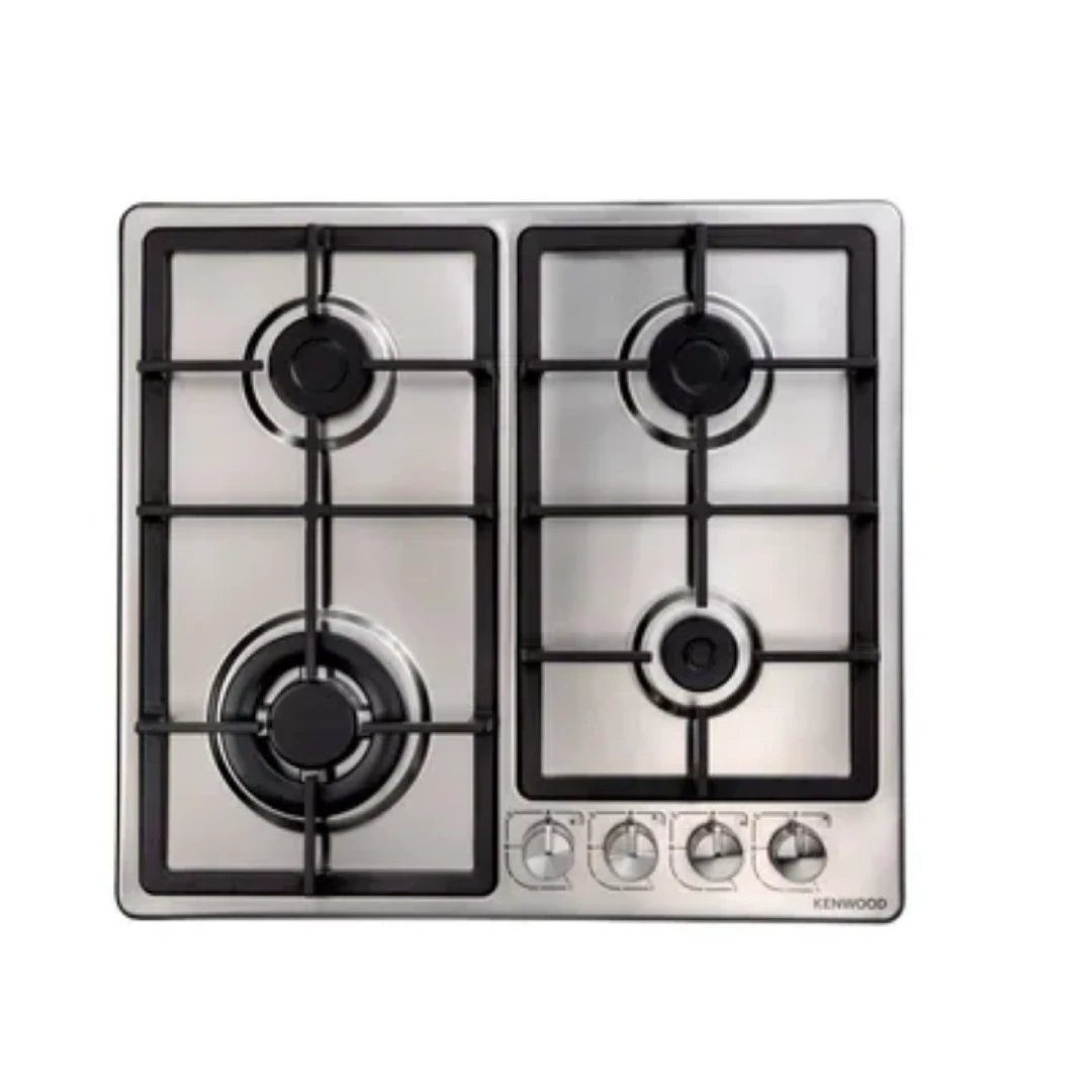 Kenwood Built In Hob 60 Cm Gas 4 Burners Stainless Steel HOB60.000SS