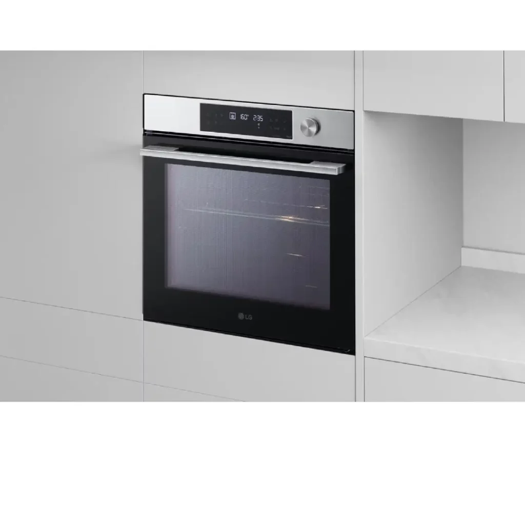 LG Insta View Built-in Electric Oven 60 Cm 76 Liters with Air Fry Black and Silver WSED7613S